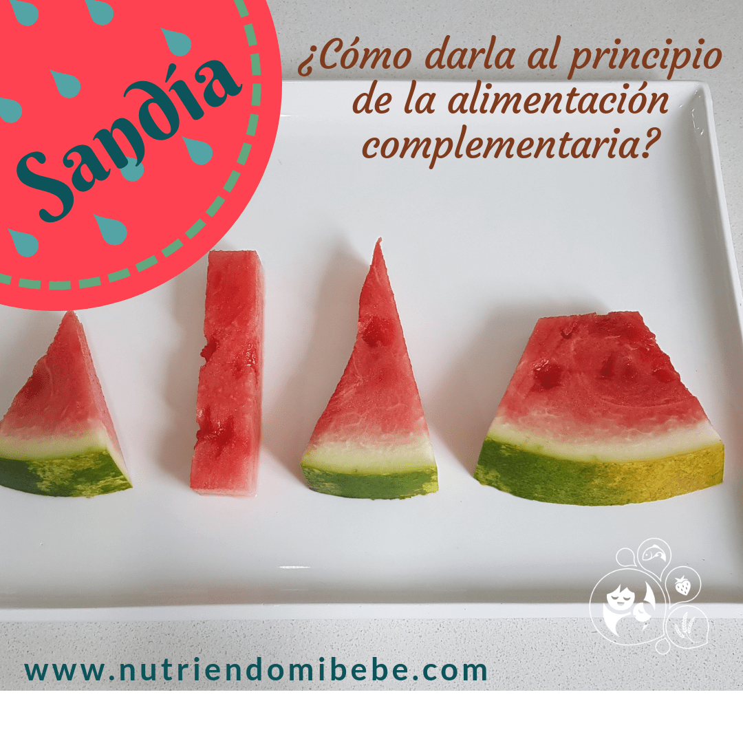 De qué forma puedo ofrecer la fruta cuando comienza la alimentación  complementaria?