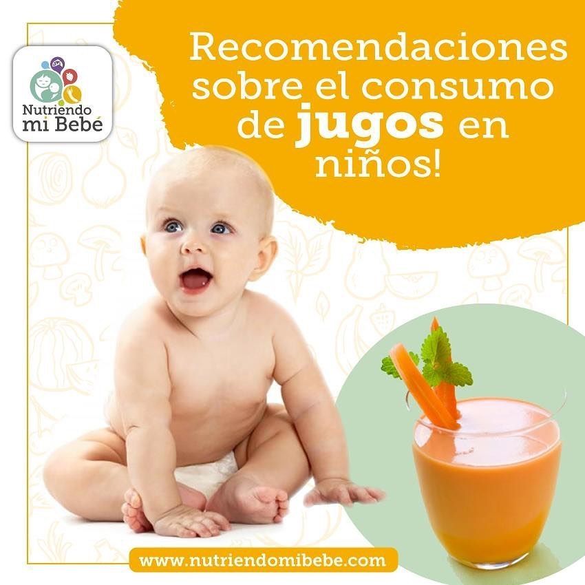 Son recomendables los jugos para los bebés?