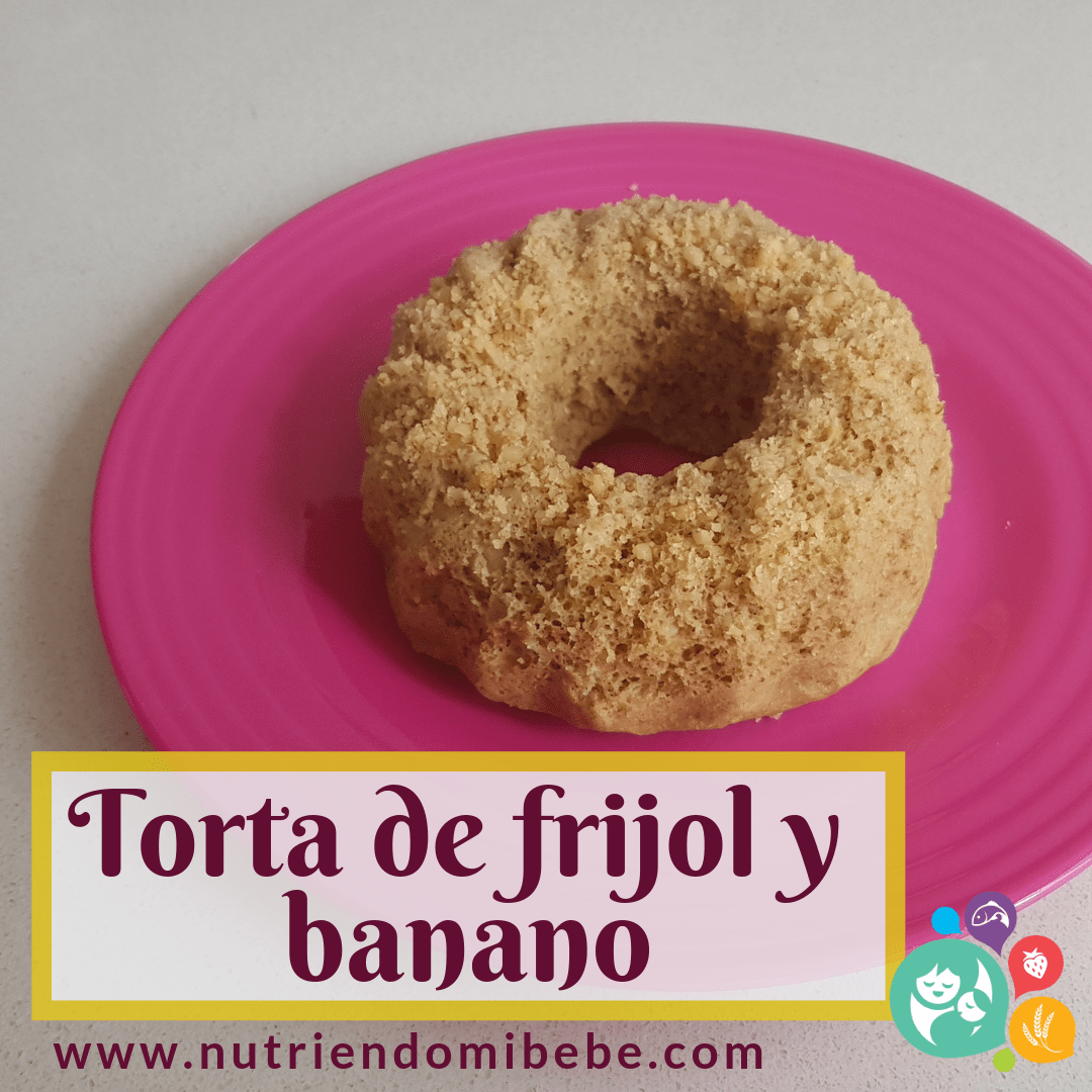 Torta de frijol y banano