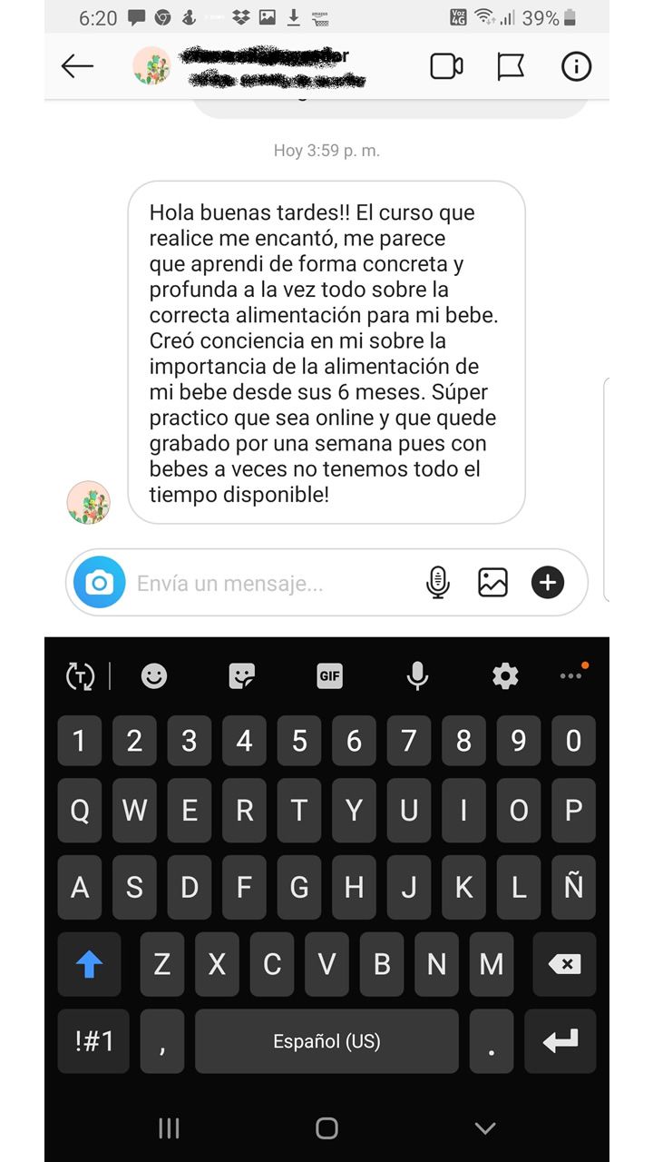 Testimonio 18 Curso