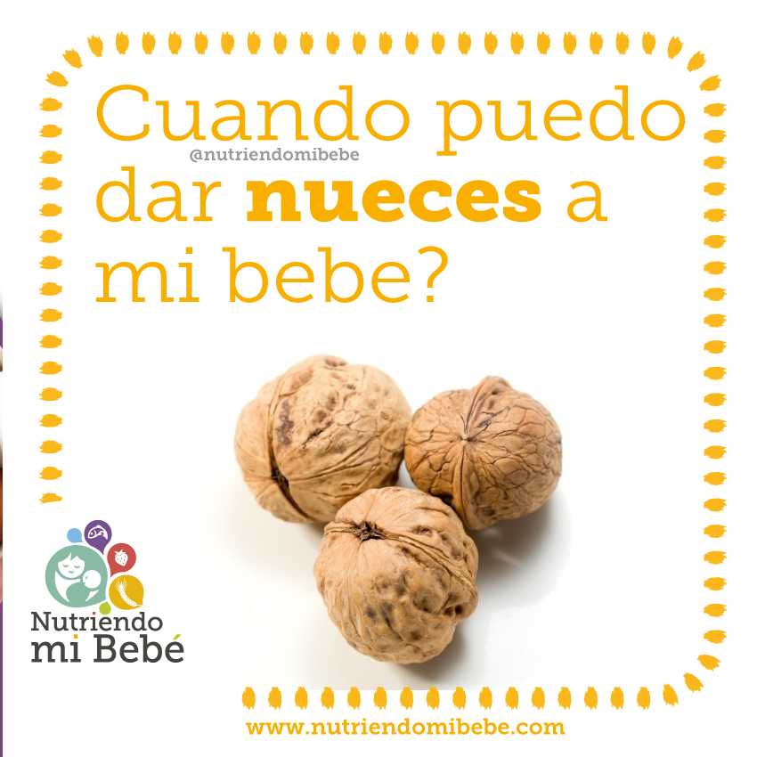 Frutos secos para bebés