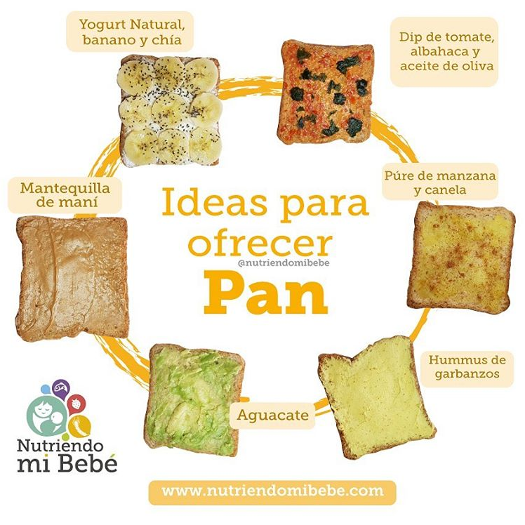 cómo ofrecer el pan a los bebés