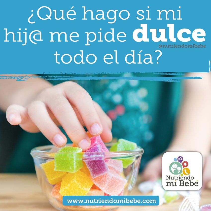 ¿Qué hago para que mi hijo no coma tanto dulce?