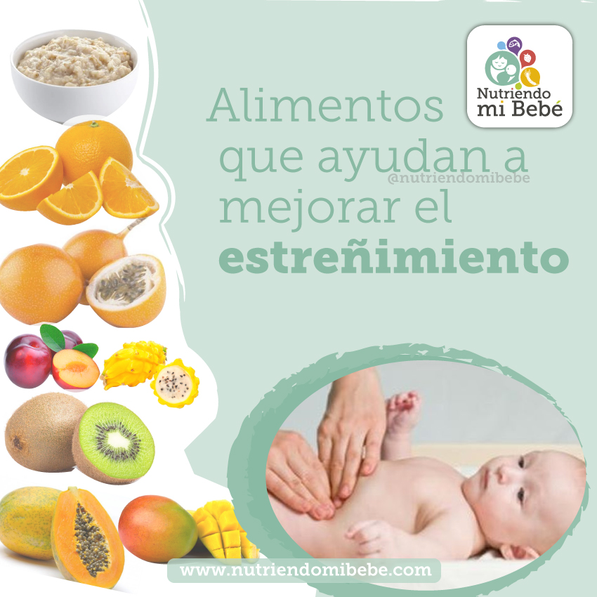 ¿Qué alimentos ayudan a mejorar el estreñimiento en los bebés?
