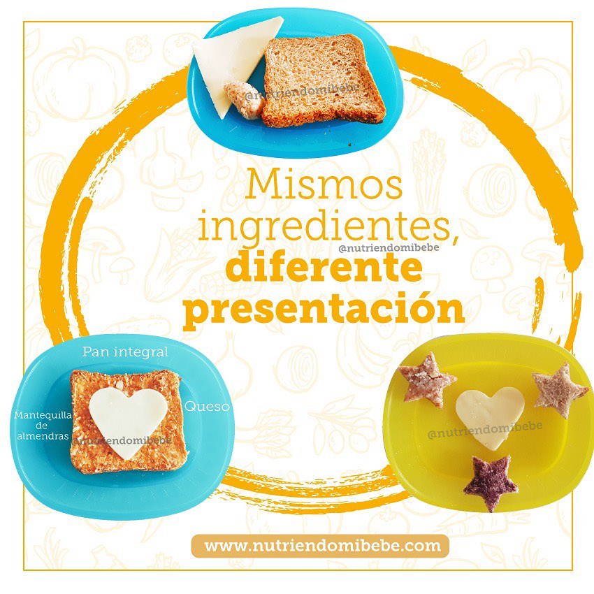 ¿Cómo presentar los alimentos de los niños?