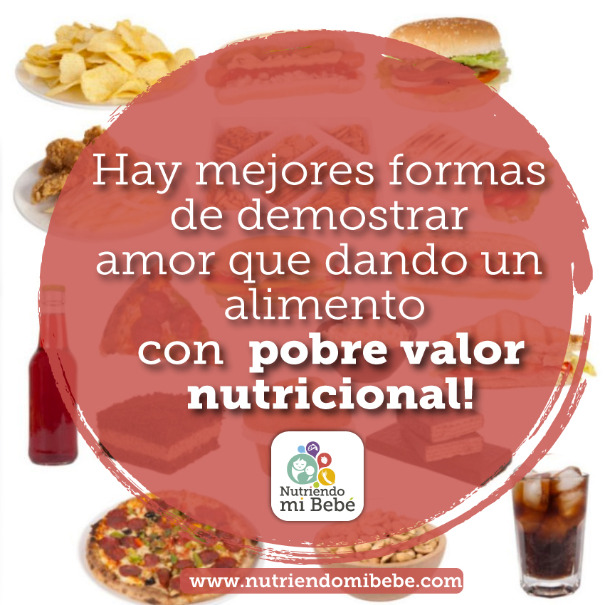 Alimentos con poco valor nutricional