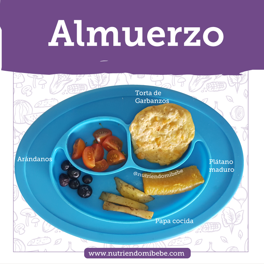 Almuerzo/Cena con Torta de Garbanzos