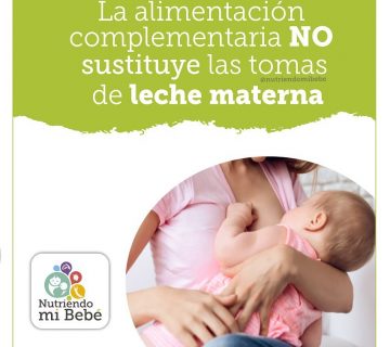 Se debe suspender la leche materna si se inicia Complementaria?