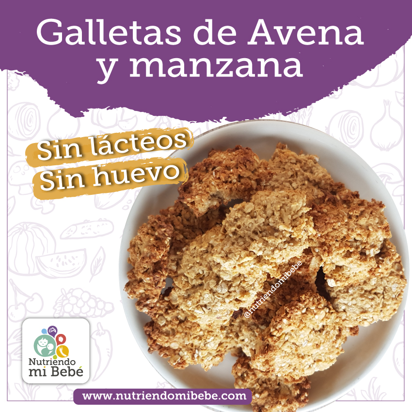 Receta de Galletas de Avena y Manzana