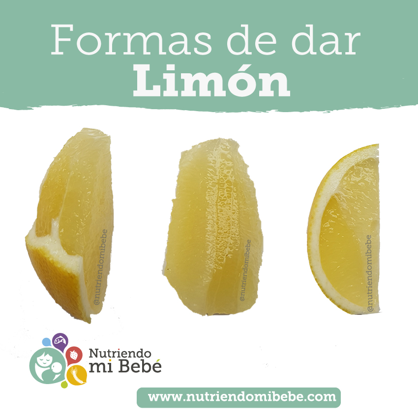 Se puede dar limón a un bebé?