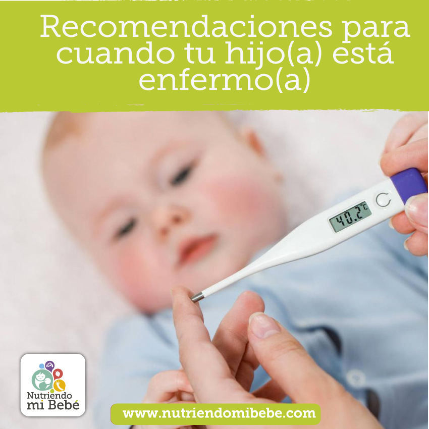 Qué hacer si tu hijo está enfermo?