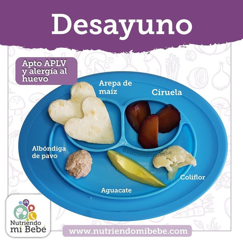 Desayuno para bebés APLV