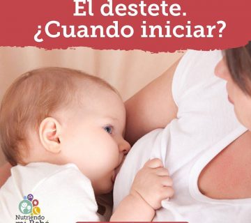 ¿Cuándo hacer el destete?