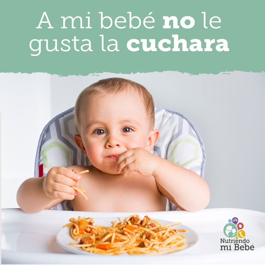 ¿Qué hago si a mi hijo(a) no le gusta la cuchara?