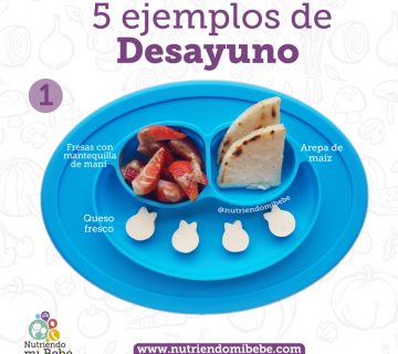 Ejemplos para el desayuno de los niños