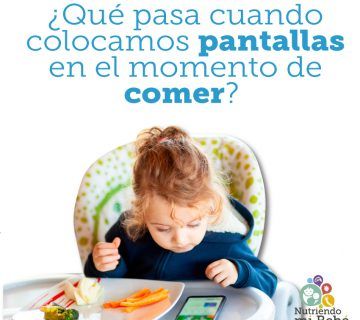 ¿Qué pasa cuándo colocamos pantallas en el momento de comer?