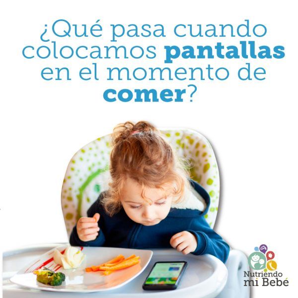 ¿Qué pasa cuándo colocamos pantallas en el momento de comer?